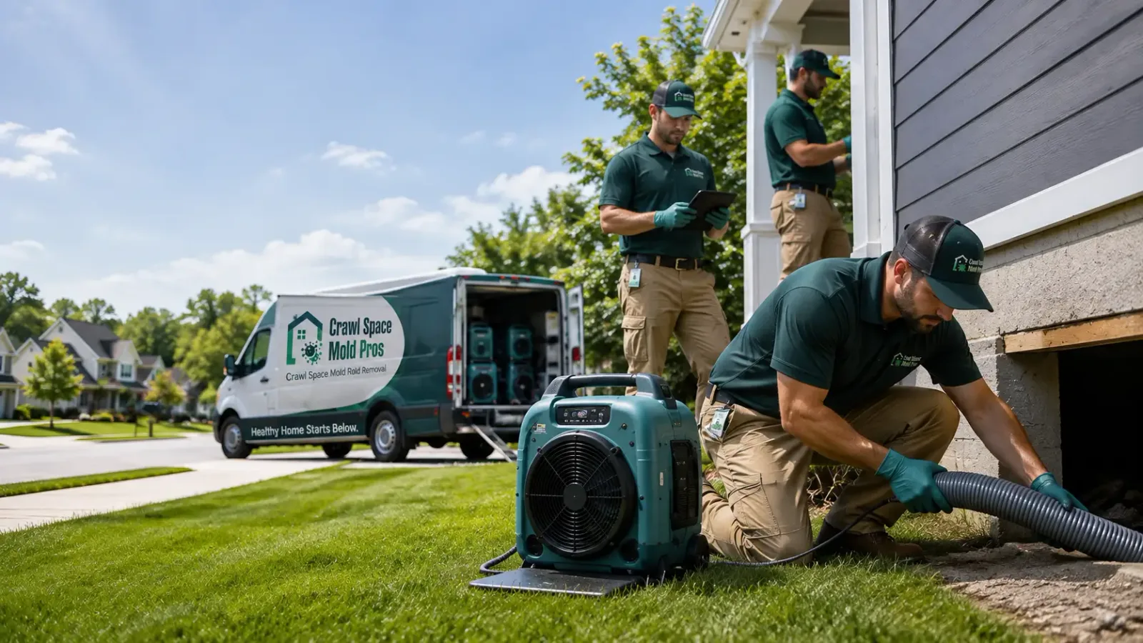 Crawl Space Mold Removal in Baileys Harbor, WI